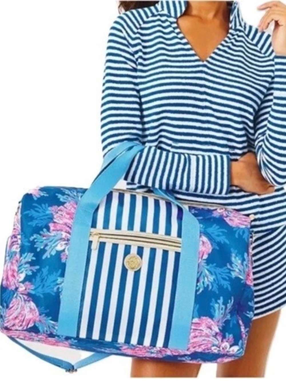 Lilly Pulitzer Overnight Bag For The Fans NWOT